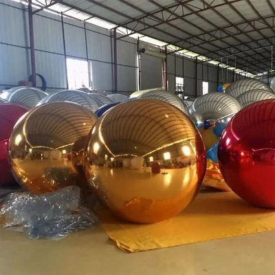 Οικιακή διακόσμηση 100CM Laser Silver PVC μπάλα κρεμασμένο υλικό Διαφανές Χριστουγεννιάτικες ντίσκο καθρέφτες μπάλες