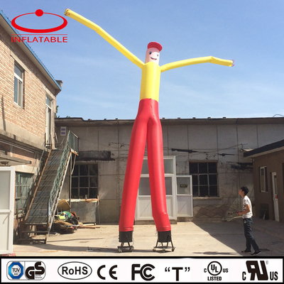 Υλικό Οξφόρδης Double Leg Air Dancer Inflatable Πιστοποιητικό CE