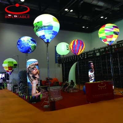 Νέο προϊόν Sky Giant Big Ball Διαφήμιση LED φωτισμός PVC μπαλόνι φουσκωτό ήλιο πλανητικό μπαλόνι για διακόσμηση εκδηλώσεων