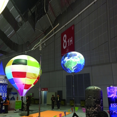 Νέο προϊόν Sky Giant Big Ball Διαφήμιση LED φωτισμός PVC μπαλόνι φουσκωτό ήλιο πλανητικό μπαλόνι για διακόσμηση εκδηλώσεων