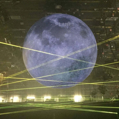 Ζεστή πώληση Led Light Giant Inflatable Moon Ball Inflatable Balloons για διακόσμηση εκδηλώσεων