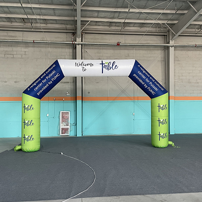 Πνευματώδης Blow Up Archway OEM Race Φινίρισμα Αψίδα για αθλητικά γεγονότα