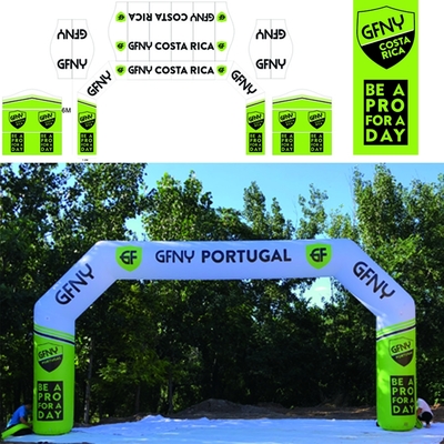 Πνευματώδης Blow Up Archway OEM Race Φινίρισμα Αψίδα για αθλητικά γεγονότα