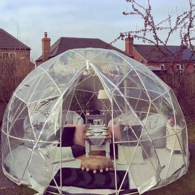 Προσαρμοσμένο λογότυπο 2.9m Igloo Dome Τέντα Διαφανές PVC για το σπίτι κήπου