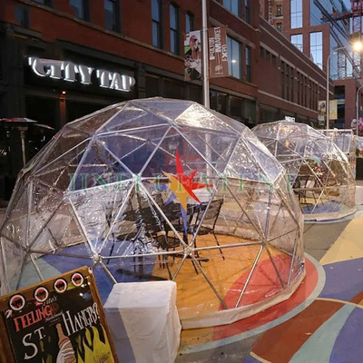 Προσαρμοσμένο λογότυπο 2.9m Igloo Dome Τέντα Διαφανές PVC για το σπίτι κήπου