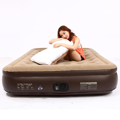θερμή πώληση Blow Up Air Bed Soft Plush Flocking Mattress ανθεκτικό αυτόματο ηλεκτρικό φουσκωτό αερό στρώμα