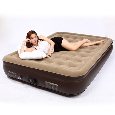 θερμή πώληση Blow Up Air Bed Soft Plush Flocking Mattress ανθεκτικό αυτόματο ηλεκτρικό φουσκωτό αερό στρώμα