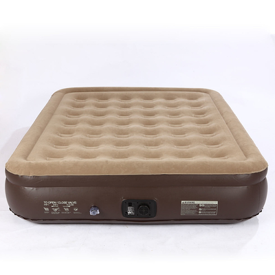 θερμή πώληση Blow Up Air Bed Soft Plush Flocking Mattress ανθεκτικό αυτόματο ηλεκτρικό φουσκωτό αερό στρώμα